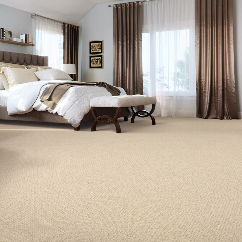 Bedroom carpet flooring | A & S Carpet Collection