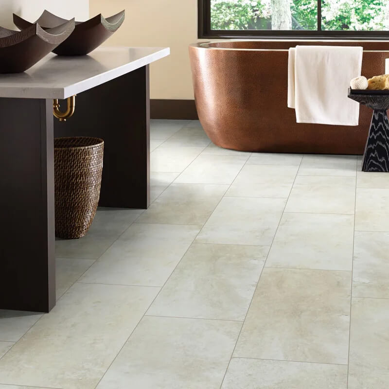 Luxury Vinyl Flooring for Bathrooms | A & S Carpet Collection